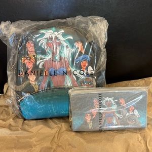 NWT Danielle Nicole Mini Backpack & Wallet Set - Disney Atlantis